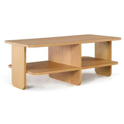 Macie Wooden Coffee Table, 100cm