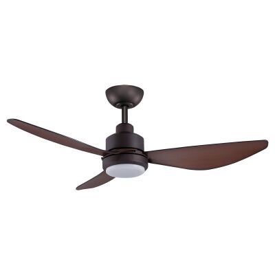 Threesixty Trinity Commercial Grade DC Ceiling Fan with LED Light, 122cm/48", Oil Rubbed Bronze