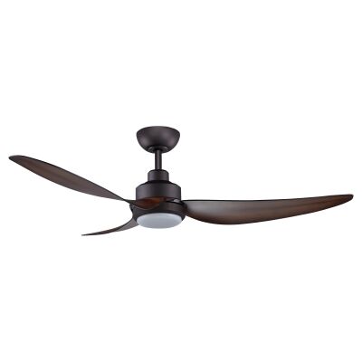 Threesixty Trinity Commercial Grade DC Ceiling Fan with LED Light, 142cm/56", Oil Rubbed Bronze