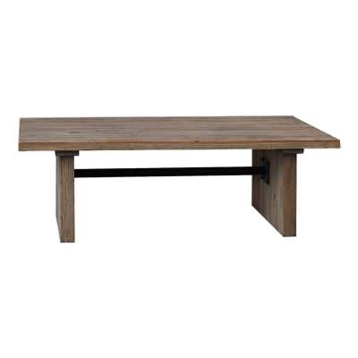 Malachi Reclaimed Oak Timber Coffee Table, 140cm
