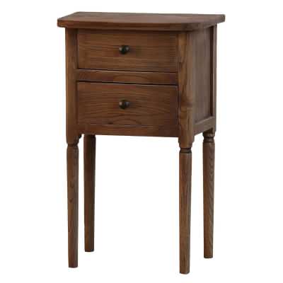 Sylvie Reclaimed Elm Timber Bedside Table