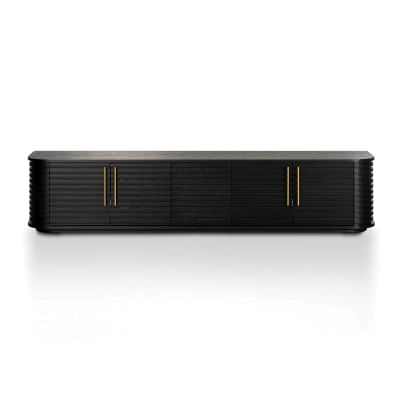 Bresso 5 Door TV Unit, 230cm, Espresso Black