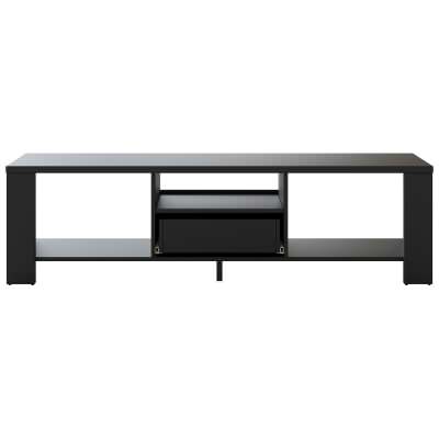 Fontana Wooden 1 Drawer TV Unit, 150cm, Black