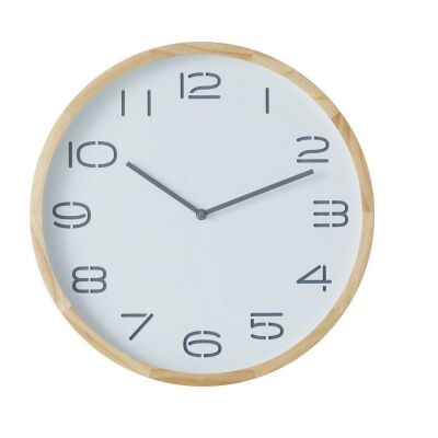 Leni Round Wall Clock, 41.5cm, White