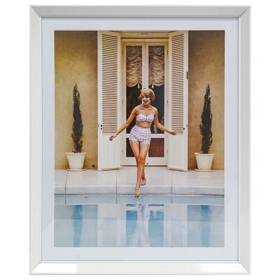 Poolside Marilyn Framed Retro Wall Art Print, 120cm