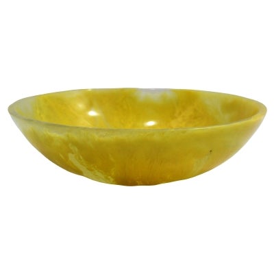 Flucent Resin Salad Bowl, Yellow