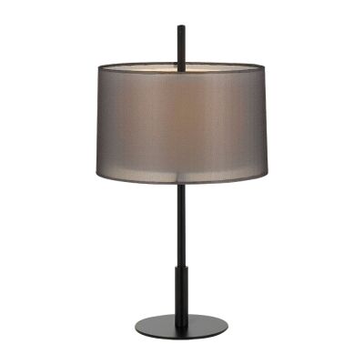 Vale Modern Metal Table Lamp, Black