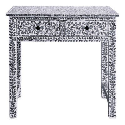 Essence Mother Of Pearl Inlaid Console Table, 80cm