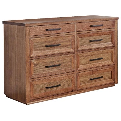 Koch Victorian Ash Timber 8 Drawer Dresser