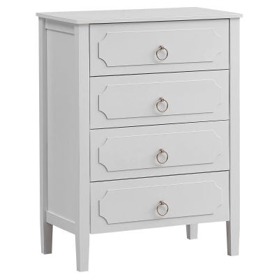 Marciana Wooden 4 Drawer Tallboy