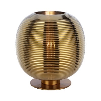 Viken Iron & Glass Table Lamp, Gold