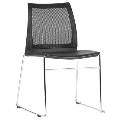 Vinn Stackable Client Chair, Mesh Back