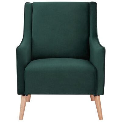 Boneo Fabric Armchair, Green
