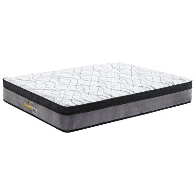 Sleeprite Ortho Posture Boxed Euro Top Pocket Spring Medium-to-Firm Mattress, Double