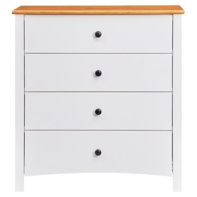 Cortia Wooden 4 Drawer Tallboy
