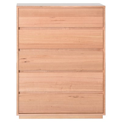 Cindra Messmate Timber 5 Drawer Tallboy