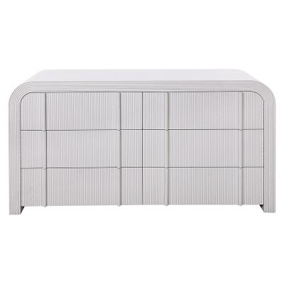 Bristol Ashwood 6 Drawer Chest, Ivory