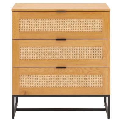 Debora Wooden 3 Drawer Tallboy
