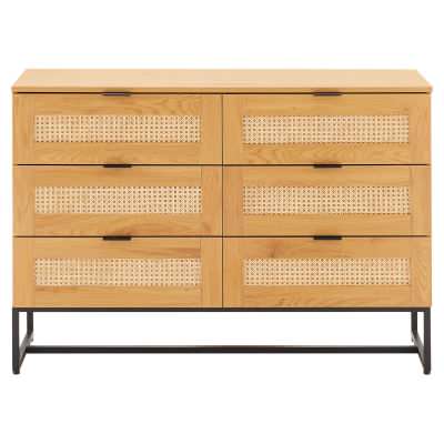 Debora Wooden 6 Drawer Dresser