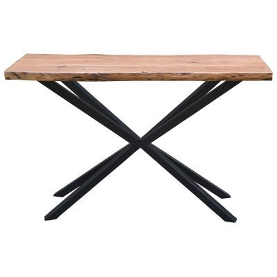 Condell Acacia Timber & Metal Console Table, 140cm