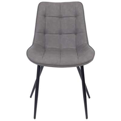 Willits Faux Leather Dining Chair, Grey