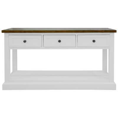Ranchera Timber 3 Drawer Console Table, 140cm