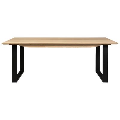 Batavia Messmate Timber & Metal Dining Table, 210cm