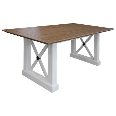 Harwich Pine Timber Dining Table, 200cm