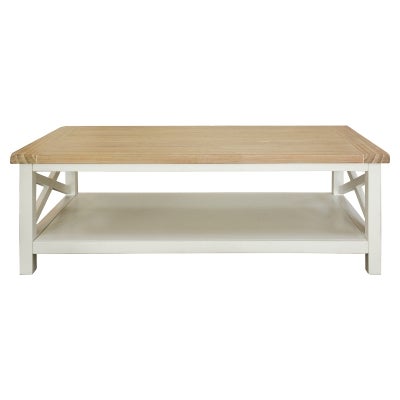 Seaton Acacia Timber Coffee Table, 120cm