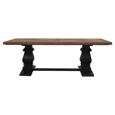 Mozzate Mango Wood Pedestal Coffee Table, 140cm 