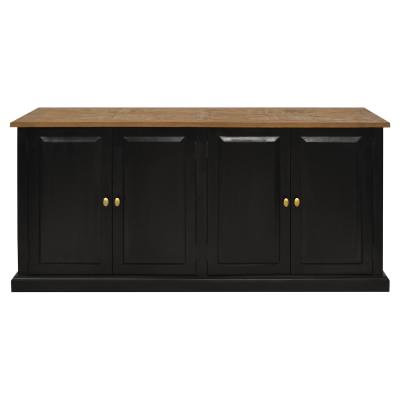 Mozzate Mango Wood 4 Door Buffet Table, 180cm 