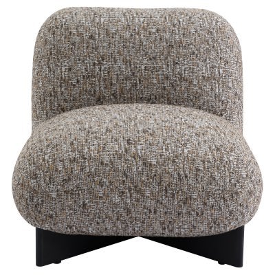 Helena Chenille Fabric Occasional Chair, Caramel