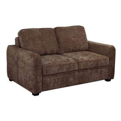Embero Fabric Pull Out Sofa Bed, 2 Seater, Truffle