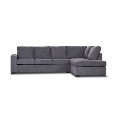 Laverton Fabric Corner Sofa, 3 Seater with RHF Chaise & Pull Out Bed