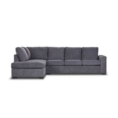 Laverton Fabric Corner Sofa, 3 Seater with LHF Chaise & Pull Out Bed