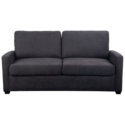 Zac Fabric Pull Out Sofa Bed, 2 Seater / Double, Graphite