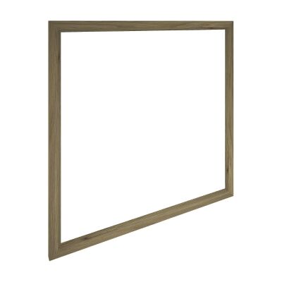 Vikas Oak Timber Frame Square Wall Mirror, 100cm