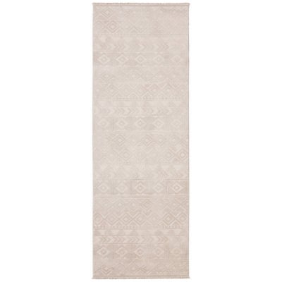 Virosa Erika Tribal Runner Rug, 80x400cm, Beige