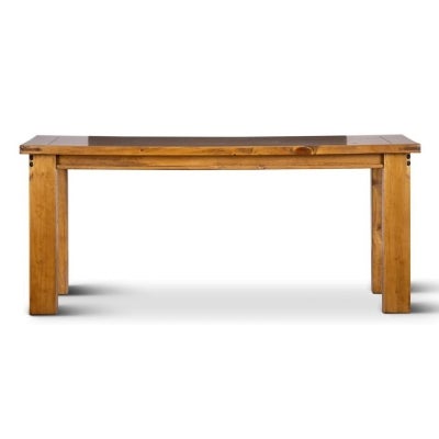 Serafin Rustic Pine Timber Dining Table, 210cm
