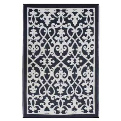Venice Reversible Outdoor Rug, 270x180cm, Black