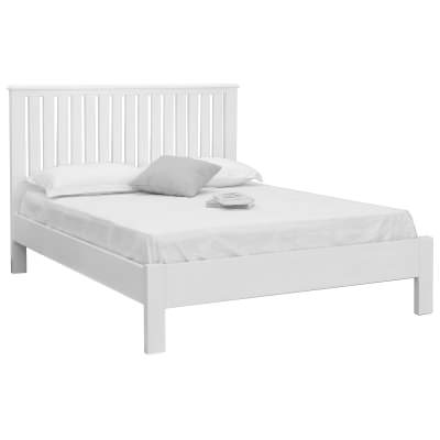 Elaris Wooden Bed, King, White