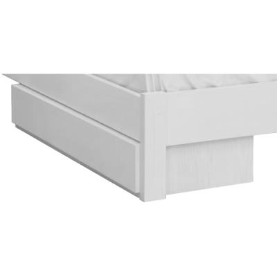Elaris Wooden Underbed Storage Drawer, White