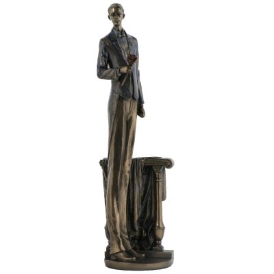 Veronese Cold Cast Bronze Coated Figurine, Waiting in Love, Male