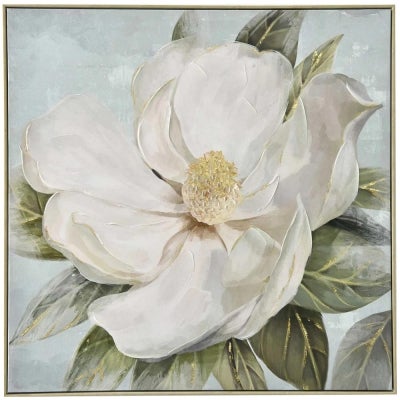 Magnolia Blossom Framed Canvas Painting Wall Art, No.2, 100cm