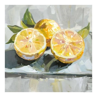 "Lemon Cut" Canvas Wall Art, Type A, 82cm
