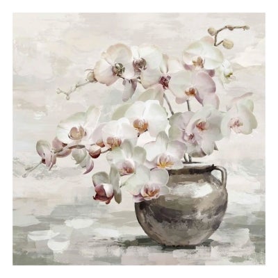 "Orchid Bloom" Framed Canvas Wall Art, Type A, 102cm