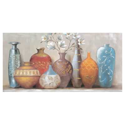 "The Vase Collection" Stretched Canvas Wall Art Painting, 120cm