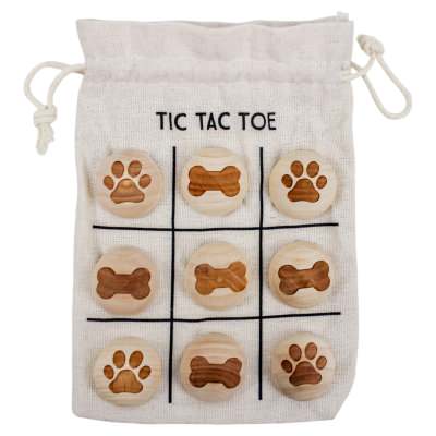 Karson Tic Tac Toe Game Bag, Paws & Bones 
