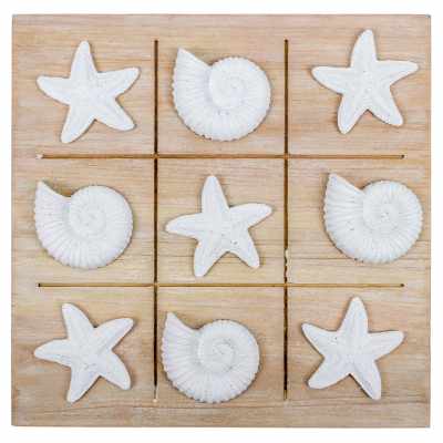 Karson Seaside Tic Tac Toe Boxed Game Set