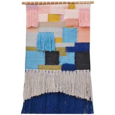 Larch Handwoven Wool Macrame Wall Hanging